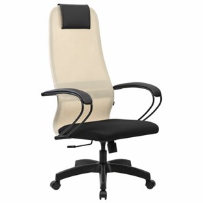 Офисный стул BRABIX PREMIUM "Ultimate EX-800" пластик, плотная двойная сетка Х2, черное/бежевое, 532916 в Тамбове