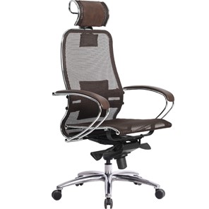 Кресло офисное Samurai S-2.04, темно-коричневый в Тамбове