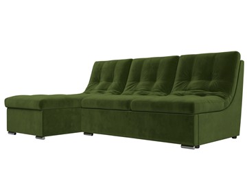 Угловой диван Релакс, зеленый (микровельвет) в Тамбове