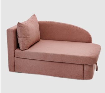 Мягкий диван левый Тедди розовый в Тамбове
