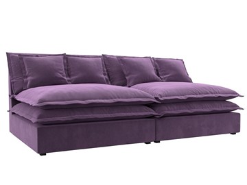 Прямой диван Лига-040, Сиреневый (микровельвет) в Тамбове