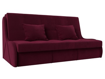 Прямой диван Риттэр 160, Бордовый (Микровельвет) в Тамбове