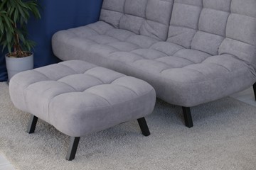 Комплект мебели Абри цвет серый диван + пуф опора металл в Тамбове