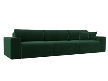 Прямой диван Лига 036 Классик Лонг, Зеленый (Велюр) в Тамбове