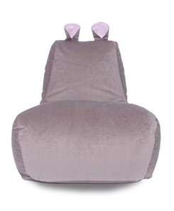 Кресло-мешок Бегемот кофе/розовый в Тамбове