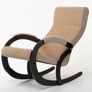 Кресло-качалка в гостиную Корсика, ткань Amigo Beige 34-Т-AB в Тамбове