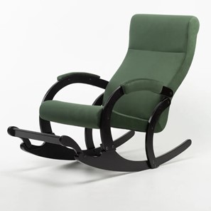 Кресло-качалка в гостиную Марсель, ткань Amigo Green 33-Т-AG в Тамбове