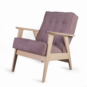 Кресло Ретро (беленый дуб / RS 12 - розовый) в Тамбове