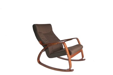 Кресло-качалка Женева, ткань шоколад в Тамбове