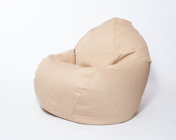 Кресло-мешок Макси, рогожка, 150х100, песочное в Тамбове