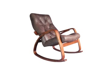 Кресло-качалка Гранд, замша шоколад в Тамбове