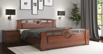 Двуспальная кровать СВ-Стиль Жемчужина 160*200 с основанием в Тамбове