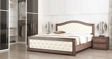 Кровать спальная Стиль 3, 160х200, кожзам, с основанием в Тамбове