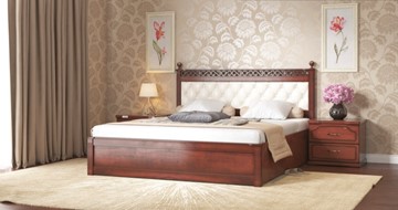 Спальная кровать СВ-Стиль Ричард 160*200 с основанием в Тамбове