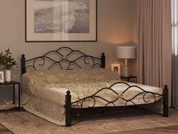 Кровать спальная Гарда 3, 160х200, черная в Тамбове