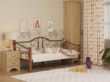 Детская кровать Гарда 7, 90х200, черная в Тамбове