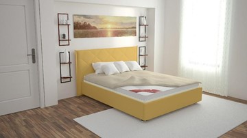 Двуспальная кровать с механизмом Сарма Альба 160х200 (с коробом) в Тамбове