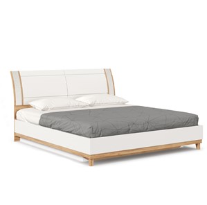 Кровать спальная Бари 1800 с подъёмным механизмом Дуб Золотой/Белый ЛД 698.220 в Тамбове
