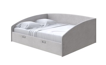 Двуспальная кровать Bono 180х200, Велюр (Ultra Серый камень) в Тамбове