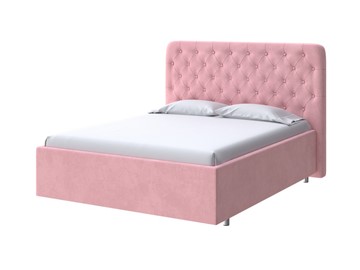 Кровать в спальню Classic Large 160х200, Велюр (Casa Жемчужно-розовый) в Тамбове
