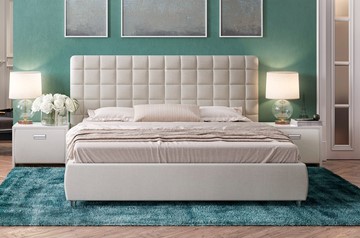 Кровать Corso-3 200x200, Искусственная шерсть (Лама Лён) в Тамбове