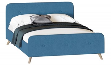 Кровать спальная Сиерра 1800 (с подъемным механизмом и коробом) Аура голубой в Тамбове
