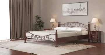 Спальная кровать СВ-Стиль Барон 160*200 с основанием в Тамбове