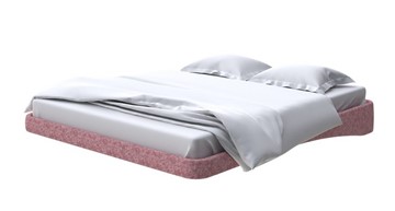 Парящая кровать 160х200, Рогожка (Levis 62 Розовый) в Тамбове