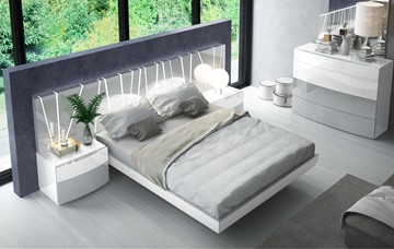 Полуторная кровать 606 VANESSA со светодиодной подсветкой (160х200) в Тамбове