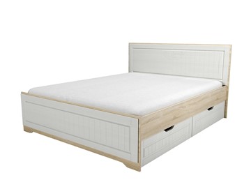 Спальная кровать с ящиками НМ 040.34 Оливия Дуб Сонома в Тамбове