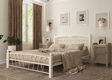 Полуторная кровать Муза 1, 1400, белый в Тамбове