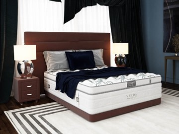 Кровать спальная Modern/Basement 180х200, Флок (Велсофт Спелая слива) в Тамбове