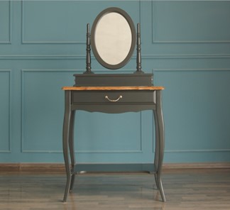 Столик туалетный Leontina с зеркалом (ST9321BLK) Черный в Тамбове