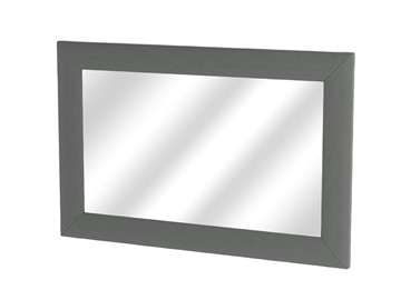 Зеркало на стену OrmaSoft 2, экокожа темно-серая в Тамбове