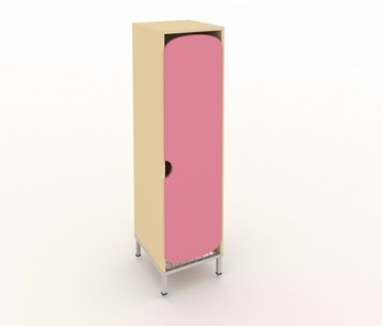 Детский шкаф-пенал ШГС3М (Розовый) в Тамбове