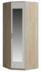 Шкаф угловой Genesis Светлана, с зеркалом, белый/дуб сонома в Тамбове