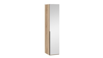 Шкаф для белья с 1 зеркальной дверью Порто (580) СМ-393.07.002 (Яблоня Беллуно/Графит) в Тамбове