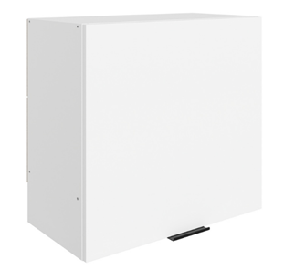Шкаф навесной под вытяжку Стоун L600 Н566 (1 дв. гл.) (белый/джелато софттач) в Тамбове