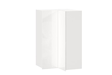 Шкаф кухонный угловой высокий Шервуд, ЛД 281.570.000.170, белый/белый глянец в Тамбове