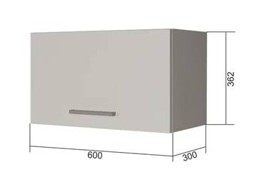 Шкаф на кухню В360, Серый/Антрацит в Тамбове