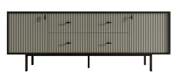 Комод с дверцами и ящиками Emerson (EM19/gray/L) в Тамбове