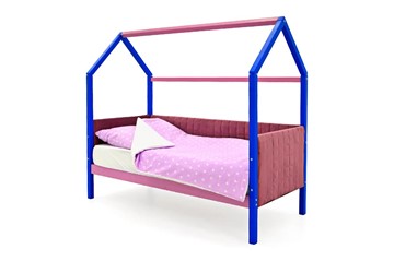 Кровать-домик детская «Svogen синий-лаванда» мягкая в Тамбове