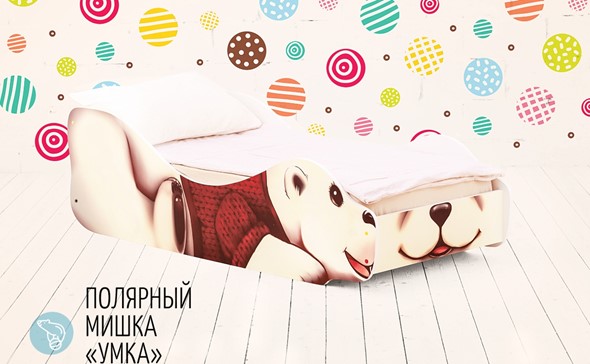Кровать-зверенок Полярный мишка-Умка в Тамбове - изображение