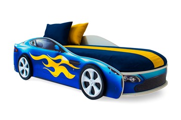 Детская кровать-машина Бондимобиль синий в Тамбове - предосмотр