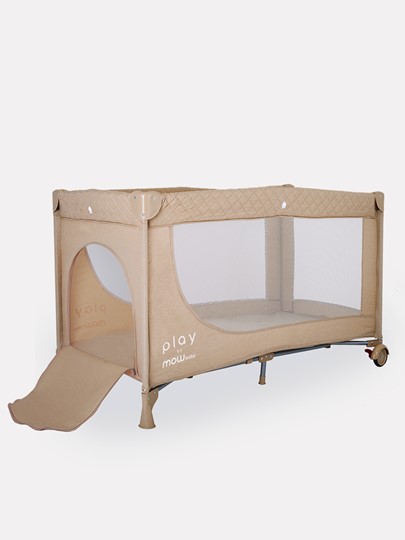 Детская кровать манеж Mowbaby Play (Бежевый) в Тамбове - изображение 2
