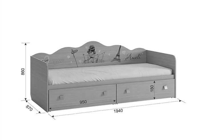 Детская кровать-софа Амели в Тамбове - изображение 2