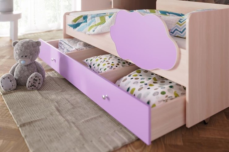 Детская 2-х ярусная кровать Соник 1.6 с ящиком, Лайм в Тамбове - изображение 1