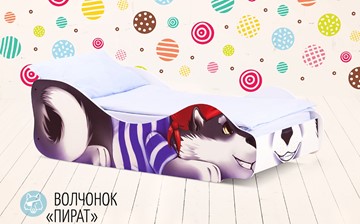 Детская кровать Волчонок-Пират в Тамбове - предосмотр