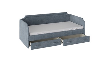 Подростковая кровать Кантри Тип 1, ТД-308.12.02 (Замша синяя) в Тамбове - предосмотр 1