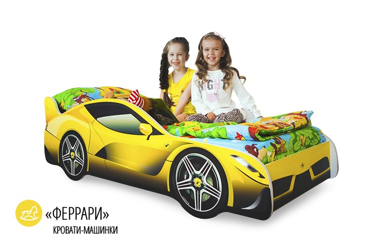 Детская кровать-машина Ferrari в Тамбове - изображение 1